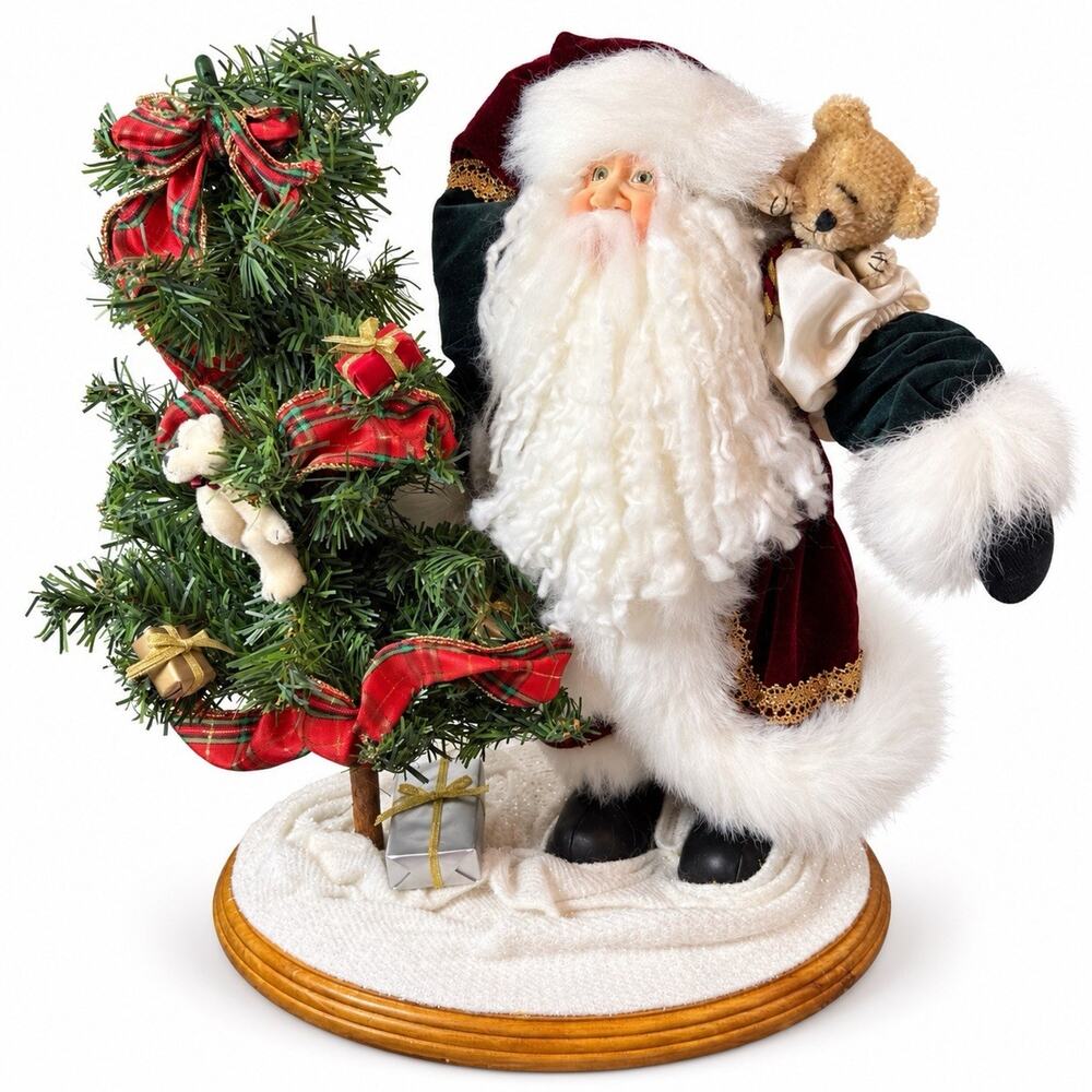 Boyds Bears J&T Imaginations Nicholas O’ Christmas Tree Santa 73301 Vintage